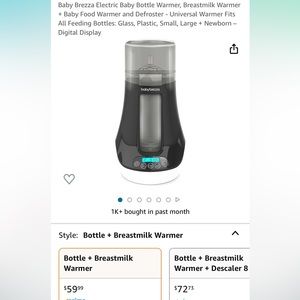 Baby breeza bottle warmer